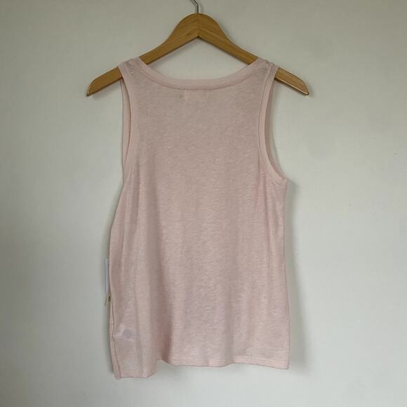 NWT Nation LTD Bea Front Ruffle Tank Top in Pink Size Medium - Picture 9 of 9